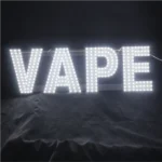 Vape PCB Signs (32x10 Inch with Switch) (White)