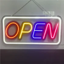 Neon Sign: Open Neon Sign (37x17 inch) | Sign Yeti