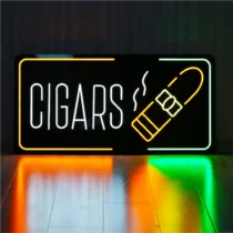 Cigars Neon Sign (40x20 Inch) | Sign Yeti