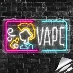 Vape Neon Signs (40×20 Inch)
