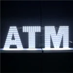 ATM PCB Signs (30×10 Inch with Switch) (White)