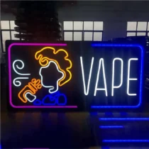 Neon Sign: Vape Neon Sign (40x20 Inch) | Sign Yeti